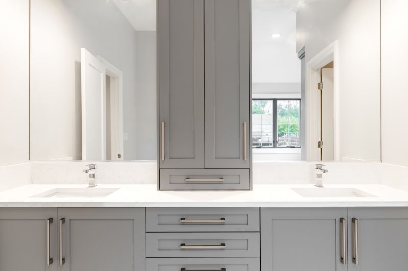 Local Bathroom Cabinet Refacing pros at work
